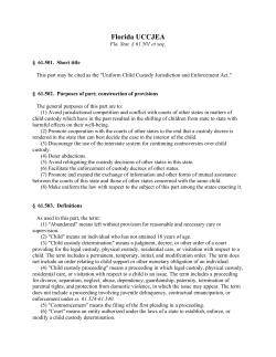 Florida UCCJEA