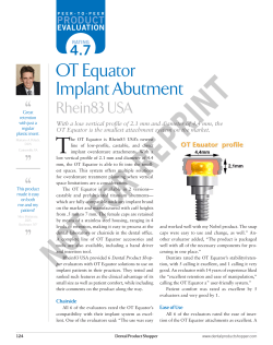OT Equator Implant Abutment