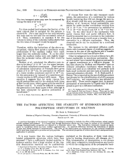 the factors affecting the stability of hydrogen