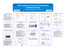 HPLC Preparative Scaleup for Phospholipids in Soybean Extracts