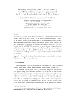 Intersecting Invariant Manifolds in Spatial Restricted Three