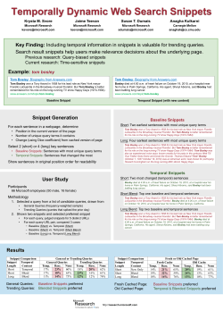 Poster - Susan Dumais