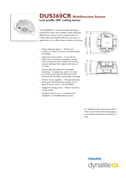 Dynalite SPECx DUS360CR Recessed Ceiling Sensor