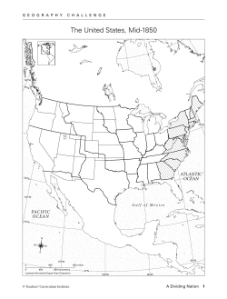 The United States, Mid-1850