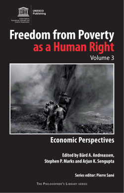 Freedom from poverty as a human right: economic