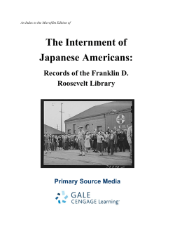 Japanese American Internment Box 1 - Primary Source Media