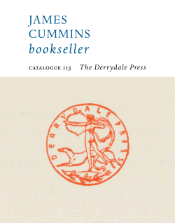 PDF - James Cummins Bookseller
