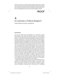 Is Castroism a Political Religion?