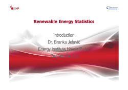 Introduction Dr. Branka Jelavić . Branka Jelavić Energy Institute