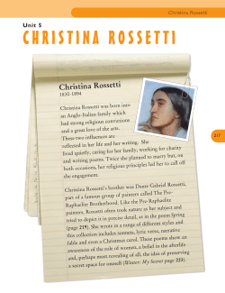 christina rossetti