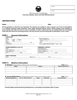 Medical Form - Kachina Peaks Avalanche Center