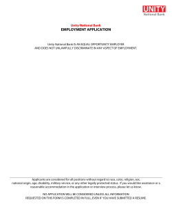 employment application