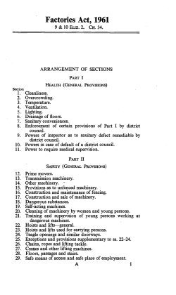Factories Act, 1961 - Legislation.gov.uk