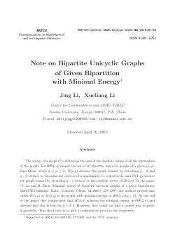 Note on Bipartite Unicyclic Graphs of Given Bipartition