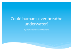 Could humans ever breathe underwater?