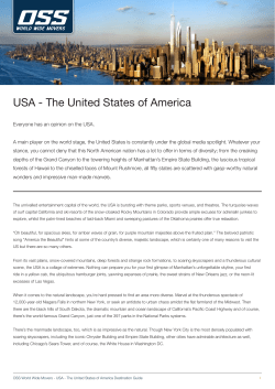 USA - The United States of America