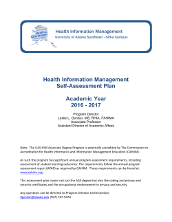 Health Information Management Coding Specialist