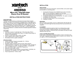 49095D - Xantech.com