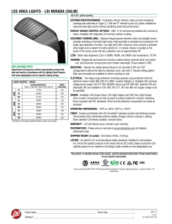 led area lights - lsi mirada (xalm)