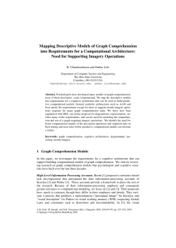Mapping Descriptive Models of Graph Comprehension into