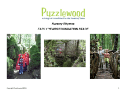 Nursery Rhymes EARLY YEARS/FOUNDATION STAGE