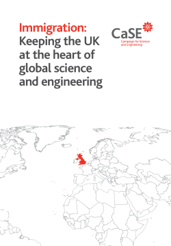 Immigration: Keeping the UK at the heart of global science and