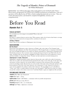 The Tragedy of Hamlet, Prince of Denmark