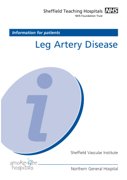 Leg Artery Disease - Sheffield Teaching Hospital