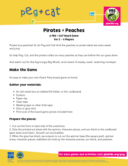 Pirates + Peaches