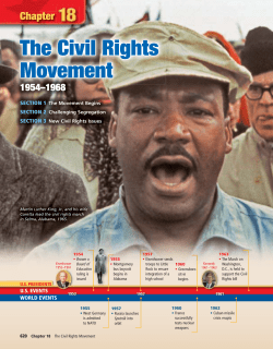 The Civil Rights Movement