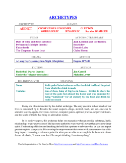C:\Inet\PTM\ARCHETYPES-Dr. Caroline Myss.wpd