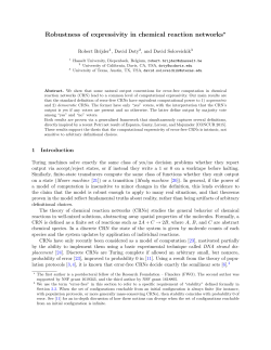 Robustness of expressivity in chemical reaction networks