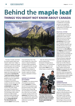 Behind the maple leaf - Bridge