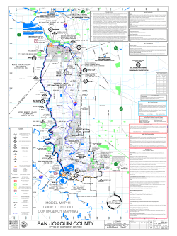 Model Map 1  - San Joaquin County GIS