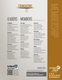 leaders - Living Hope International