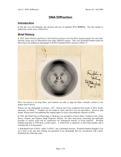 DNA Diffraction