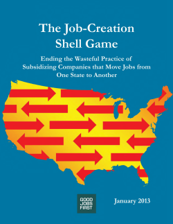 The Job Creation Shell Game