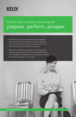 prepare. perform. prosper.