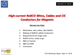 High-current Coated Conductor Wires, Cables and Cable