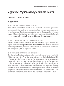 Reproductive Rights in Latin American Courts