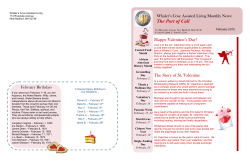 February 2015 Newsletter