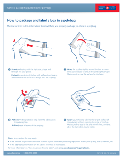 How to package and label a box in a polybag