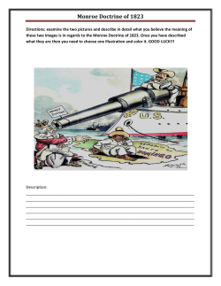 Monroe Doctrine of 1823