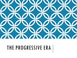 The Progressive Era