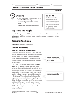 Key Terms and People Academic Vocabulary Section Summary