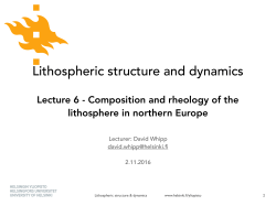 Composition and rheology of the lithosphere