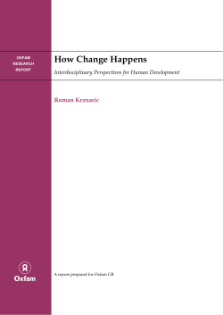How Change Happens