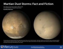 Martian Dust Storms: Fact and Fiction