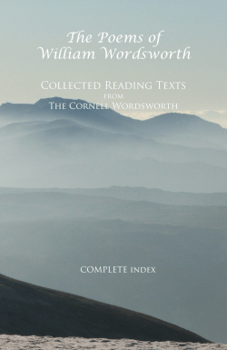 The Poems of William Wordsworth - Port City