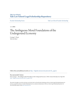 The Ambiguous Moral Foundations of the Underground Economy